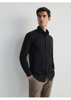 Reserved - Koszula slim fit - czarny ze sklepu Reserved w kategorii Koszule męskie - zdjęcie 170903933