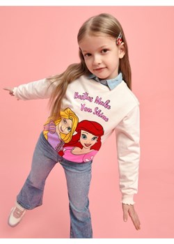 Sinsay - Bluza Księżniczki Disneya - kremowy ze sklepu Sinsay w kategorii Bluzy dziewczęce - zdjęcie 170904442