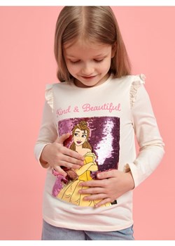 Sinsay - Koszulka Piekna i Bestia - żółty ze sklepu Sinsay w kategorii Bluzki dziewczęce - zdjęcie 170904452