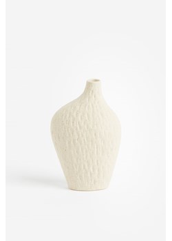 H & M - Miniaturowy wazon z kamionki - Biały ze sklepu H&M w kategorii Wazony - zdjęcie 170905531
