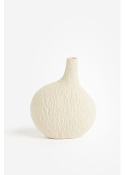 H & M - Miniaturowy wazon z kamionki - Biały ze sklepu H&M w kategorii Wazony - zdjęcie 170905562