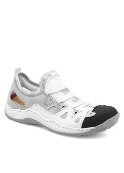 Sneakersy Rieker L0539-80 White ze sklepu eobuwie.pl w kategorii Buty sportowe damskie - zdjęcie 170910651