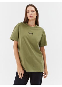 Vans T-Shirt Flying V Oversized VN0A7YUT Zielony Oversize ze sklepu MODIVO w kategorii Bluzki damskie - zdjęcie 170911131