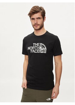 The North Face T-Shirt Woodcut Dome NF0A87NX Czarny Regular Fit ze sklepu MODIVO w kategorii T-shirty męskie - zdjęcie 170911232