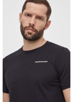 Peak Performance t-shirt męski kolor czarny gładki ze sklepu ANSWEAR.com w kategorii T-shirty męskie - zdjęcie 170912181