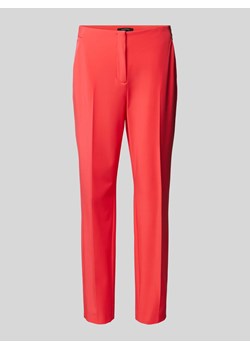 Spodnie materiałowe o kroju regular fit z kantami ze sklepu Peek&Cloppenburg  w kategorii Spodnie damskie - zdjęcie 170913683
