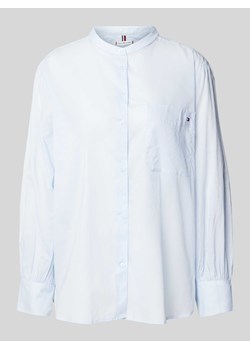 Bluzka koszulowa o kroju easy fit z kieszenią na piersi model ‘COTTON VOILE’ ze sklepu Peek&Cloppenburg  w kategorii Koszule damskie - zdjęcie 170913710