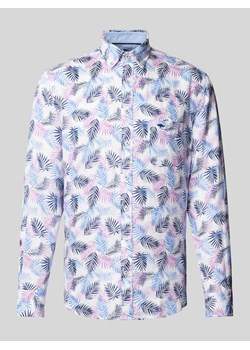 Koszula casualowa z lnu ze sklepu Peek&Cloppenburg  w kategorii Koszule męskie - zdjęcie 170913790