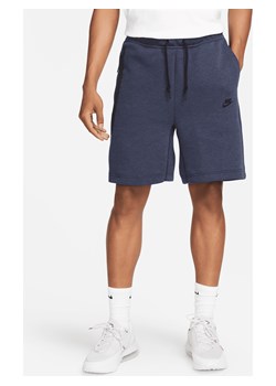 Spodenki męskie Nike Sportswear Tech Fleece - Niebieski ze sklepu Nike poland w kategorii Spodenki męskie - zdjęcie 170913921