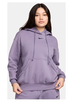 Damska bluza z kapturem o kroju oversize Nike Sportswear Phoenix Fleece - Fiolet ze sklepu Nike poland w kategorii Bluzy damskie - zdjęcie 170913944