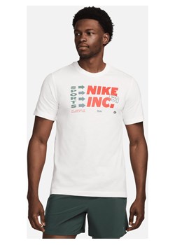 Męski T-shirt do fitnessu Nike Dri-FIT - Biel ze sklepu Nike poland w kategorii T-shirty męskie - zdjęcie 170913974