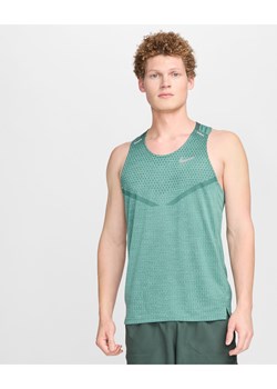Męska koszulka bez rękawów do biegania Nike Dri-FIT ADV TechKnit Ultra - Zieleń ze sklepu Nike poland w kategorii T-shirty męskie - zdjęcie 170914122