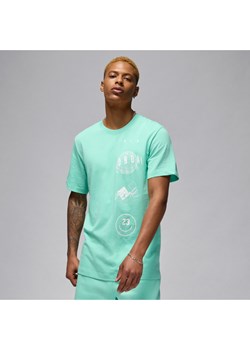 T-shirt męski Jordan Brand - Zieleń ze sklepu Nike poland w kategorii T-shirty męskie - zdjęcie 170914203