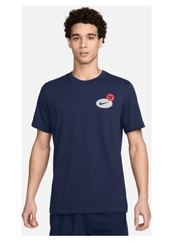 Męski T-shirt do fitnessu Nike Dri-FIT - Niebieski ze sklepu Nike poland w kategorii T-shirty męskie - zdjęcie 170914261