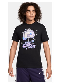 Męski T-shirt do koszykówki Nike - Czerń ze sklepu Nike poland w kategorii T-shirty męskie - zdjęcie 170914280