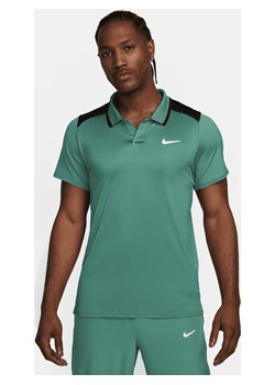 Męska koszulka polo do tenisa Dri-FIT NikeCourt Advantage - Zieleń ze sklepu Nike poland w kategorii T-shirty męskie - zdjęcie 170914312