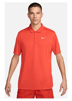 Męska koszulka polo do tenisa NikeCourt Dri-FIT - Pomarańczowy ze sklepu Nike poland w kategorii T-shirty męskie - zdjęcie 170914323