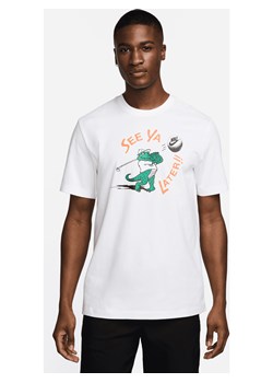 Męski T-shirt do golfa Nike - Biel ze sklepu Nike poland w kategorii T-shirty męskie - zdjęcie 170914333