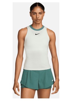 Damska koszulka tenisowa bez rękawów Dri-FIT NikeCourt Advantage - Zieleń ze sklepu Nike poland w kategorii Bluzki damskie - zdjęcie 170914390