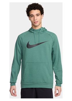 Męska bluza z kapturem i nadrukiem do fitnessu Nike Dry Graphic - Zieleń ze sklepu Nike poland w kategorii Bluzy męskie - zdjęcie 170914430