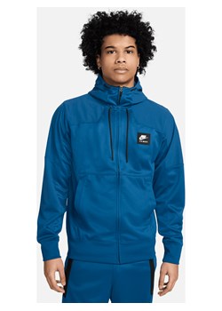 Męska bluza z kapturem i zamkiem na całej długości Nike Air Max - Niebieski ze sklepu Nike poland w kategorii Bluzy męskie - zdjęcie 170914592