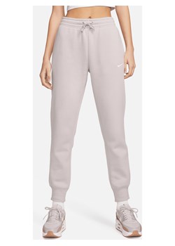 Damskie spodnie dresowe ze średnim stanem Nike Sportswear Phoenix Fleece - Fiolet ze sklepu Nike poland w kategorii Spodnie damskie - zdjęcie 170914611