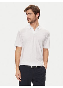 Jack&Jones Polo Summer 12246712 Biały Regular Fit ze sklepu MODIVO w kategorii T-shirty męskie - zdjęcie 170918294