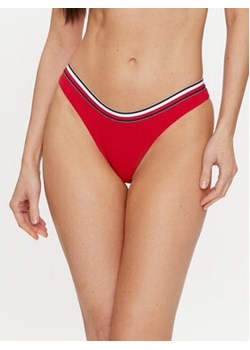Tommy Hilfiger Dół od bikini UW0UW05293 Czerwony ze sklepu MODIVO w kategorii Stroje kąpielowe - zdjęcie 170918381