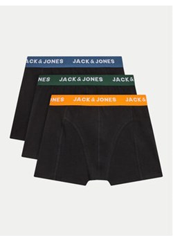 Jack&Jones Junior Komplet 3 par bokserek 12250204 Czarny ze sklepu MODIVO w kategorii Majtki dziecięce - zdjęcie 170918453