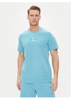 Calvin Klein Jeans T-Shirt J30J323483 Niebieski Regular Fit ze sklepu MODIVO w kategorii T-shirty męskie - zdjęcie 170918504