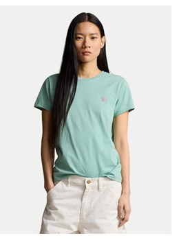 Polo Ralph Lauren T-Shirt 211898698023 Zielony Regular Fit ze sklepu MODIVO w kategorii Bluzki damskie - zdjęcie 170918552
