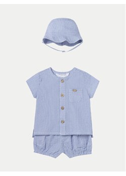 Mayoral Komplet koszula i szorty materiałowe 1207 Niebieski Regular Fit ze sklepu MODIVO w kategorii Komplety niemowlęce - zdjęcie 170918740