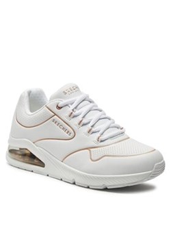Skechers Sneakersy Golden Trim 155637/WTGD Biały ze sklepu MODIVO w kategorii Buty sportowe damskie - zdjęcie 170918762