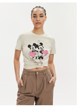 ONLY T-Shirt Mickey 15317991 Beżowy Regular Fit ze sklepu MODIVO w kategorii Bluzki damskie - zdjęcie 170918784