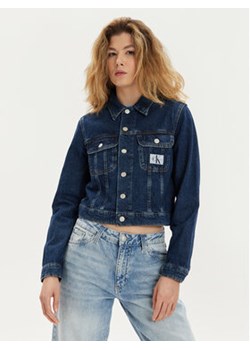 Calvin Klein Jeans Kurtka jeansowa 90's J20J222789 Granatowy Regular Fit ze sklepu MODIVO w kategorii Kurtki damskie - zdjęcie 170918984