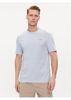 Calvin Klein T-Shirt Linear Graphic K10K112482 Niebieski Regular Fit ze sklepu MODIVO w kategorii T-shirty męskie - zdjęcie 170919143