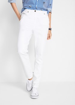 Spodnie twillowe z wygodnym paskiem, Straight ze sklepu bonprix w kategorii Spodnie damskie - zdjęcie 170919541