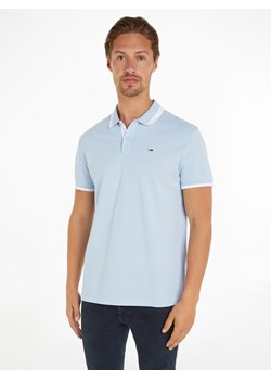 TOMMY JEANS Koszulka polo w kolorze błękitnym ze sklepu Limango Polska w kategorii T-shirty męskie - zdjęcie 170920161