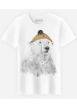 WOOOP Koszulka &quot;Bob&quot; w kolorze białym ze sklepu Limango Polska w kategorii T-shirty męskie - zdjęcie 170921142