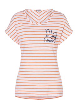 Timezone Koszulka w kolorze pomarańczowo-białym ze sklepu Limango Polska w kategorii Bluzki damskie - zdjęcie 170921191