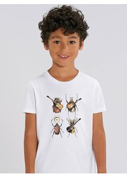 WOOOP Koszulka &quot;Beetles&quot; w kolorze białym ze sklepu Limango Polska w kategorii T-shirty chłopięce - zdjęcie 170921210