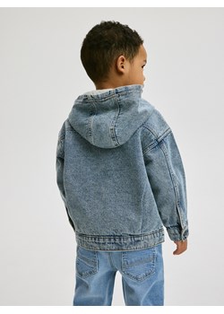 Reserved - Jeansowa kurtka oversize - niebieski ze sklepu Reserved w kategorii Kombinezony i kurtki - zdjęcie 170922230