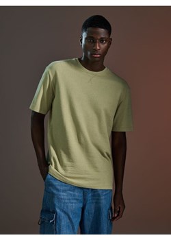 Sinsay - Koszulka bawełniana - zielony ze sklepu Sinsay w kategorii T-shirty męskie - zdjęcie 170922820