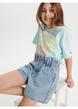 Sinsay - Szorty jeansowe - niebieski ze sklepu Sinsay w kategorii Spodenki dziewczęce - zdjęcie 170922862