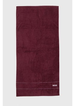 BOSS ręcznik bawełniany Plain Burgundy 70 x 140 cm ze sklepu ANSWEAR.com w kategorii Ręczniki - zdjęcie 170923832