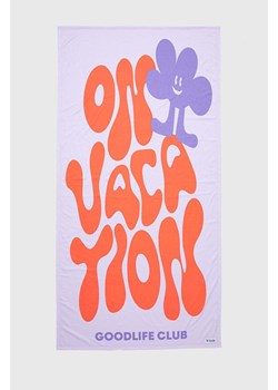On Vacation ręcznik Goodlife Club kolor fioletowy OVC A14 ze sklepu ANSWEAR.com w kategorii Ręczniki - zdjęcie 170923891