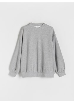 Reserved - Bawełniana bluza - jasnoszary ze sklepu Reserved w kategorii Bluzy ciążowe - zdjęcie 170925620