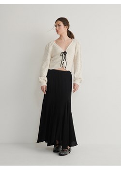Reserved - Spódnica maxi z wiskozą - czarny ze sklepu Reserved w kategorii Spódnice - zdjęcie 170925674