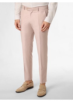 CG - CLUB of GENTS Spodnie - Paco Mężczyźni Slim Fit wełna ze strzyży różowy jednolity ze sklepu vangraaf w kategorii Spodnie męskie - zdjęcie 170926211