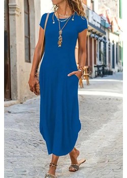 Sukienka DELSENA BLUE ze sklepu Ivet Shop w kategorii Sukienki - zdjęcie 170926842